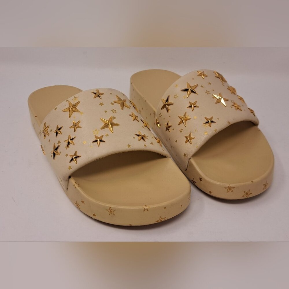 Tory Burch Women's Star Studded Sandals Slides Leather 8 US - Picture 3 of 16